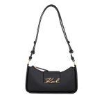 K signature Small Zip Shoulder -black gold