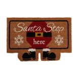 Doormat 39X59CM Santa Stop Here