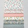 6PCS Cotton Calico Fabric Squares Floral Patterns Patchwork Quilting Sewing Materials For Diy Crafts Handmade Projects