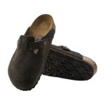 Birkenstock Boston Suede Leather Mocha Reg.