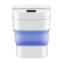 Inductive Trash Can Touchless Sensor Folding Trash Can Automatic Dustbin-sd - Blue