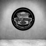 Harley Davidson Motorcycle Gp - Rust Coat L 1000 X H 1000MM