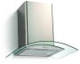 Falco 60CM Curved Glass S/steel Chimney Extractor FAL-60-38SG