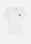 Puma Classics Ribbed Slim Tee - White