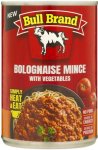 Bull Brand Bolognaise Mince With Vegetables Vegetables
