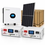 6KW Hybrid Inverter Solar Kit 10.2KWH Revov Battery 12 580W Ja Solar Panels