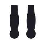 Fashion 2 Piece Black Travel Strong Silicone Accessories Hanger Hooks -12.5CM