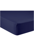 Queen Size Super Soft Fitted Sheet Navy Blue - 152 X 188 Cm Navy