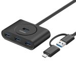UGreen 4-PORT USB 3.0 Hub With Micro USB 5GBPS Data Transfer - 1M-CR113-20291