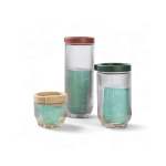 3 Piece Canister Set Clear