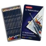 Derwent Watercolour Pencils - 12 Set In Metal Tin