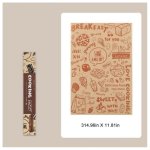 Printed Parchment Paper 30CMX8M - White