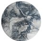 Bk Carpets & Rugs Modern Abstract Round Rug Grey & Blue- 2M X 2M