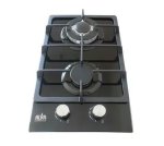 Alva – 30CM 2-BURNER Gas Hob – Glass Top