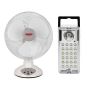 Eurolux - Rechargeable Desktop Fan With Light & Waco Rechargeable Lantern