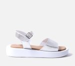 Flatform Sandal - 2 Kids Silver