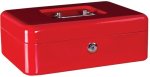 - 10 Inch Metal Cash Box 250MM Red