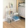 Wire 4 Cube Cabinet - White