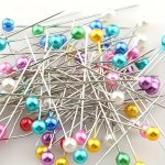 100PCS Colorful Handmade Positioning Pins Ball Head Pins For Sewing And Beading Jewelry Making Accessories Small Business Suppli