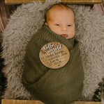 Hello World Birth Plaque