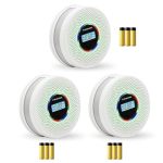 Yfwsrecinoe 3 Pack Upgraded Combination Smoke And Carbon Monoxide Alarm Detector Dual Sensor Smoke Alarm&carbon Monoxide Detecto