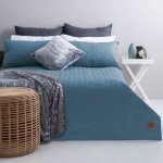 Vogue Decorative Coverlets 200X220 - Smoke Blue Tide