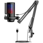 Gaming Microphone Rgb USB Pop Filter