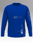 Alouette III Blueprint Long Sleeve T