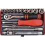 MINI Mm Socket Set 14INCH Sq Dr 19 Pce