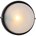 Eurolux Round Large Bulkhead Without Grid Black B42B