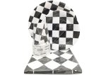 Checkerboard Paper Plate Set 40