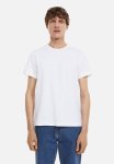 Slim Fit Round-necked T-Shirt - White
