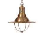 Wellington Metal Pendant Light Black Brass - Antique Silver