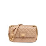 Finley Medium Flap Shoulder Bag -cappucino