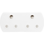 SCE 2 Way Adaptor White 16A