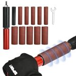 Hand-held Rubber Sanding Drum For Drill - 4-1 2" X 1-1 2" And 4-1 2" X 1" Spindle Sander Adapter For Power Drill Drum Sanding Sl