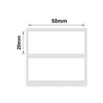 NB200 - - B1 B21 B3S B4 - 50X20MM - 320 White Labels