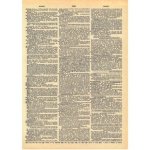 Deco Print Dictionary Page