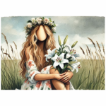 Tear Resistant Deco Print Field Of Flowers