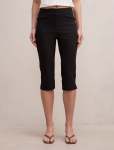 Alex Knee Length Capri Pants - 16 Black