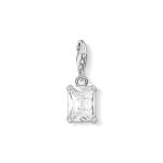 Charm Pendant White Stone
