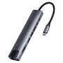 Multi-functional 8-IN-1 Usb-c Adapter Hub Docking Station -type C Interface