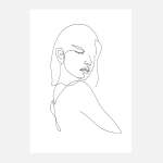 Line Art Print - Monolisa 1