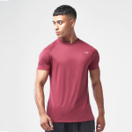 Men's Essential Ultralight Gym Tee - Burgundy XX Large Male