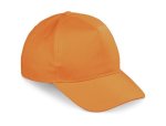 5 Panel Structured Peak Cap Orange