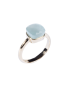 Aster Gold Stack Aqua Crystal Ring