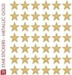 Star Stickers Gold 168 Stickers