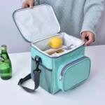 Lunch Bag With Shoulder Strap - Maroon