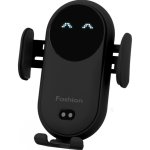 15W Wireless Car Charger Mount With Auto-clamp & 360 Rotation