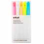 2009849 - Cricut 5 Medium Point 1.0 Mm Opaque Pens In Pink White Orange Yellow And Blue Highly Opaque Ink Shows Up Well O